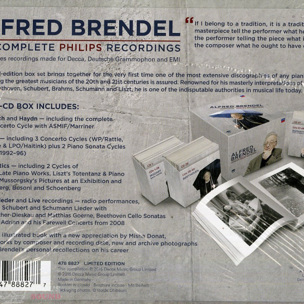 Alfred Brendel Complete Recordings 114 CD Boxset