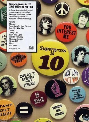 SUPERGRASS - SUPERGRASS IS 10: THE BEST OF SUPERGRASS 94-04 DVD