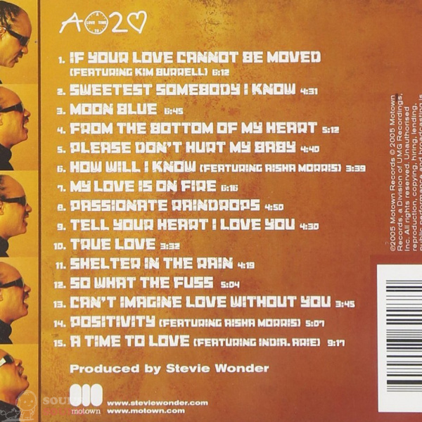 Stevie Wonder A Time To Love CD