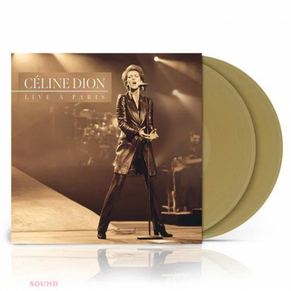 Celine Dion Live A Paris 2 LP Golden Tan