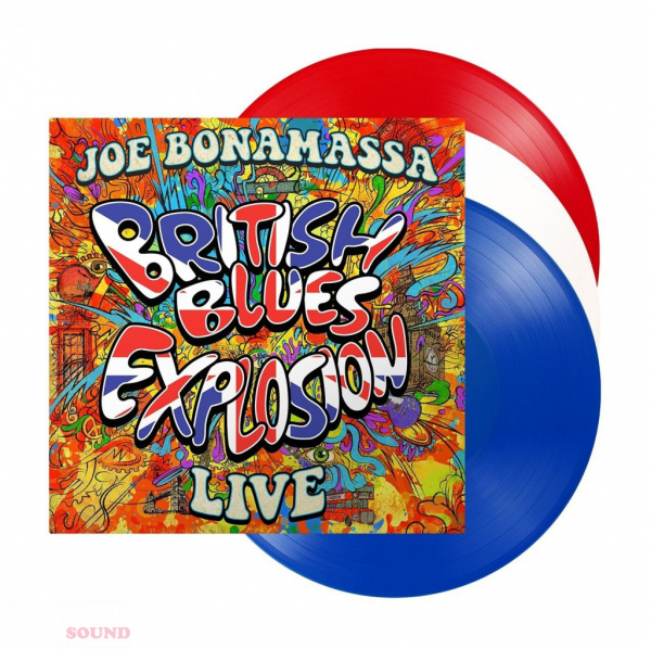 Joe Bonamassa British Blues Explosion Live 3 LP Blue White Red