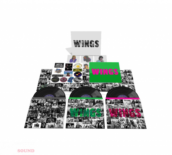 Paul McCartney & Wings Wings 3 LP Booklet + Poster + Stickers Deluxe Edition Limited