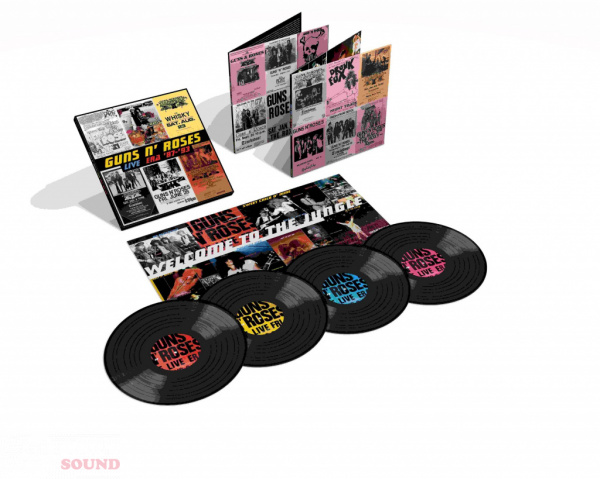 Guns N' Roses Live Era '87-'93 4 LP + Poster Limited