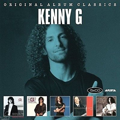 KENNY G - ORIGINAL ALBUM CLASSICS (DUOTONES / SILHOUETTE / THE MOMENT / CLASSICS IN THE KEY OF G / I'M IN THE MOOD FOR LOVE ... THE MOST ROMANTIC MELODIES OF ALL TIME) 5CD