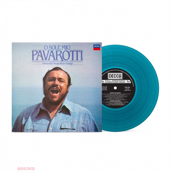 Luciano Pavarotti O Sole Mio LP Turquoise Limited