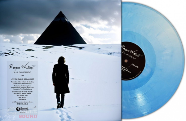 Roger Waters Au Quebec 2 LP Blue White Marble
