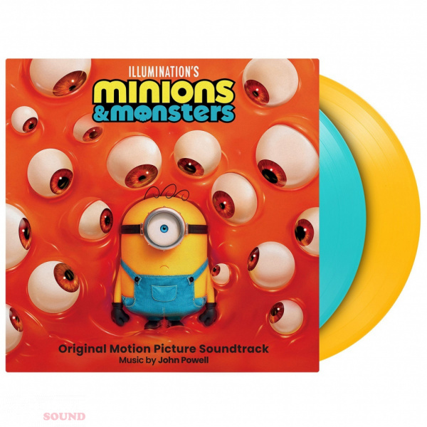 John Powell Minions & Monsters 2 LP Yellow Turquoise Limited