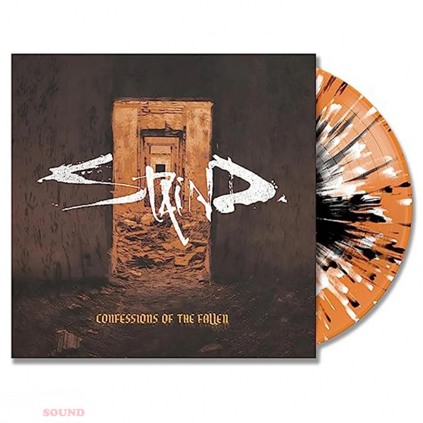 Staind Confessions Of The Fallen LP Orange & Black & White Splatter Limited
