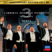 Luciano Pavarotti, Plácido Domingo, José Carreras, Zubin Mehta The Three Tenors 25th Anniversary(CD+DVD)