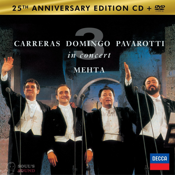 Luciano Pavarotti, Plácido Domingo, José Carreras, Zubin Mehta The Three Tenors 25th Anniversary(CD+DVD)