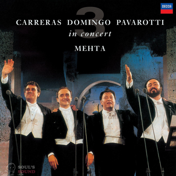 Luciano Pavarotti, Plácido Domingo, José Carreras, Zubin Mehta The Three Tenors 25th Anniversary LP