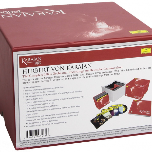 Herbert von Karajan Karajan 80's (Box) 78 CD