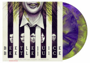 Original soundtrack Beetlejuice Beetlejuice 2 LP Lime Green & Purple Hand Poured Art Print Limited