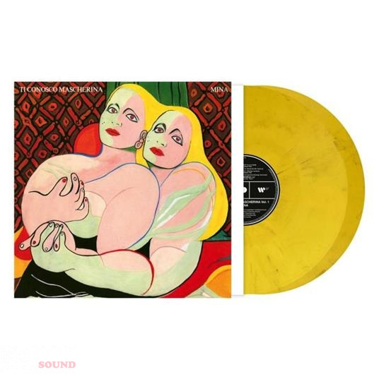 Mina Ti Conosco Mascherina 35th Anniversary LP Yellow Marbled Limited Numbered