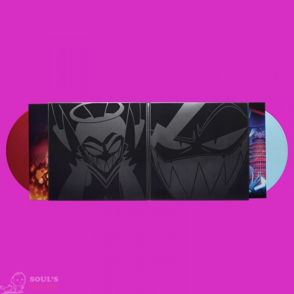 Hazbin Hotel: Season 1 & 2 2 LP Pink & Light Blue Marble