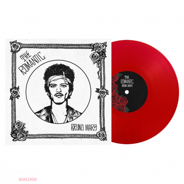 Bruno Mars The Romantic LP Translucent Red Limited