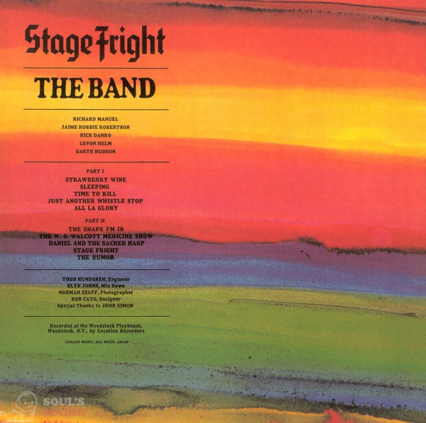 The Band Stage Fright LP