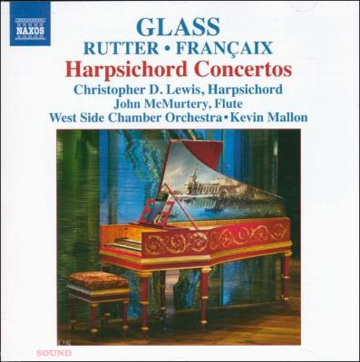 Glass Rutter Françaix Harpsichord Concertos CD