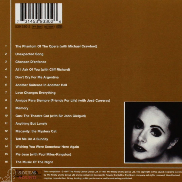 Sarah Brightman The Andrew Lloyd Webber Collection CD