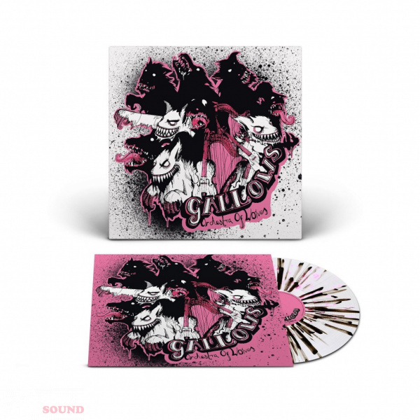 Gallows Orchestra Of Wolves LP Pink Black Splattered 2026 Remaster Limited