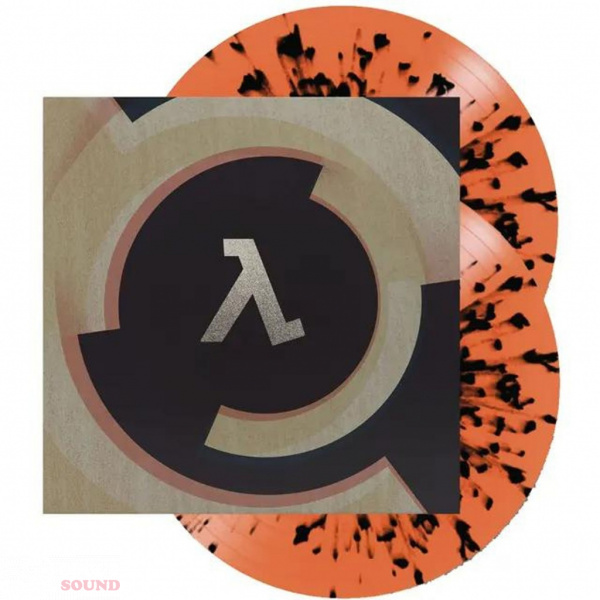 Valve Half-Life Alyx 2 LP Orange Black Splatter + Poster Limited