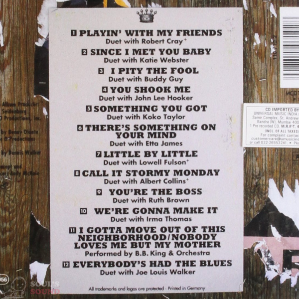 B.B. King Blues Summit CD